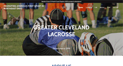 Desktop Screenshot of greaterclevelandlacrosse.com